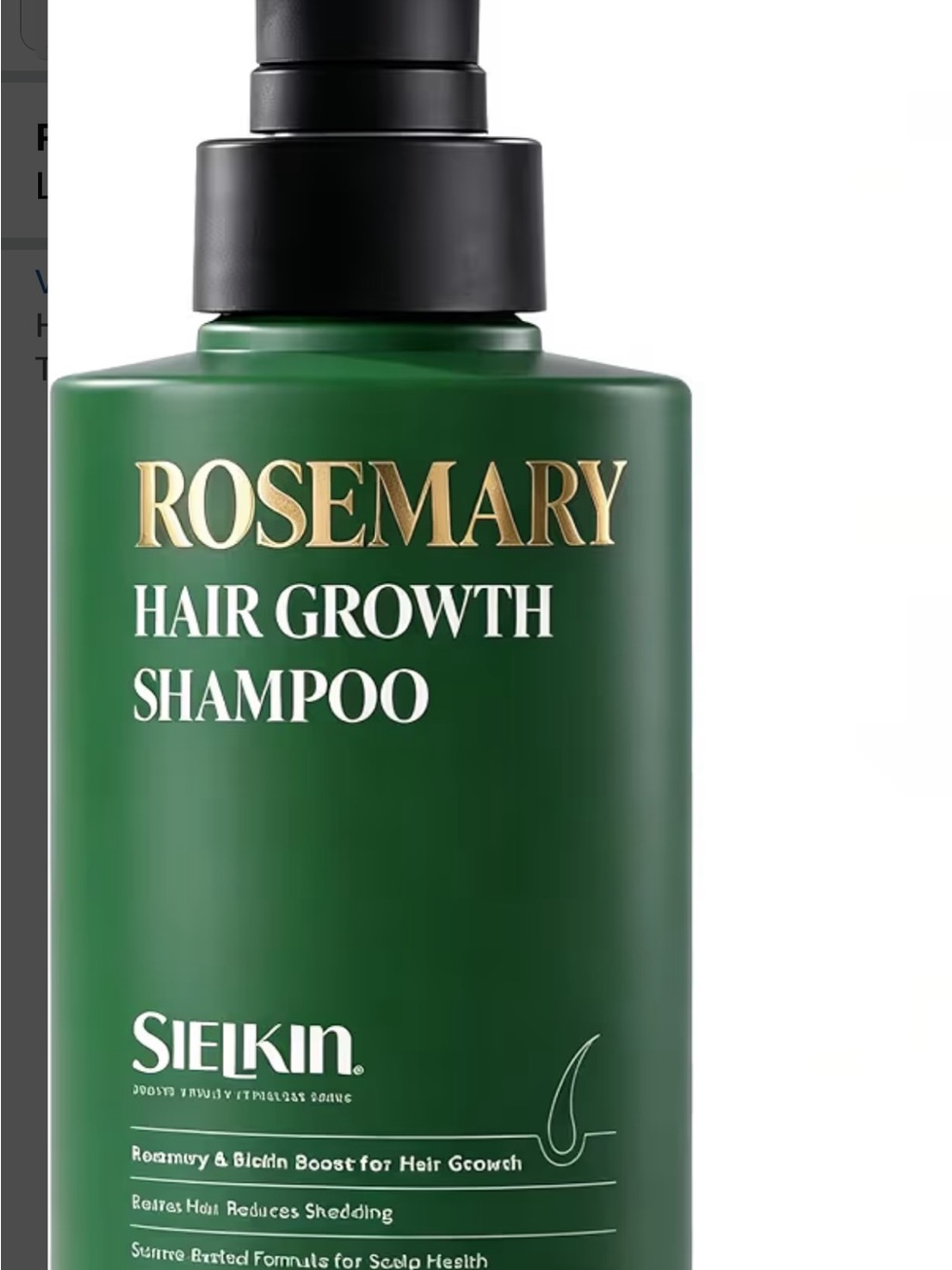 Rosemary Hair Growth Shampoo - Green